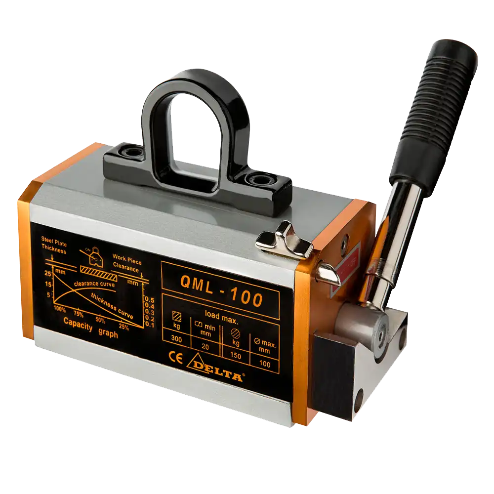 Permanent-Lasthebemagnet Delta QML, WLL 100 kg