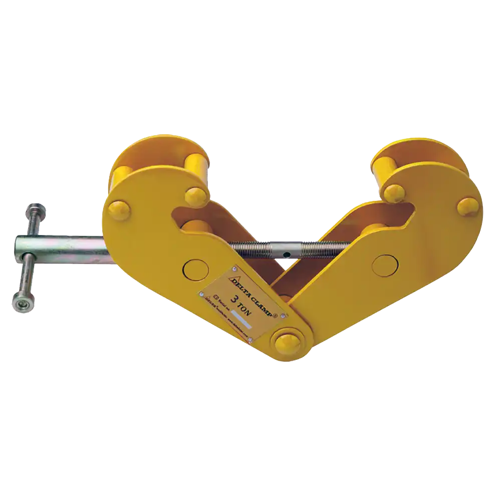 Trägerklemme Delta yellow WLL 3.000 kg