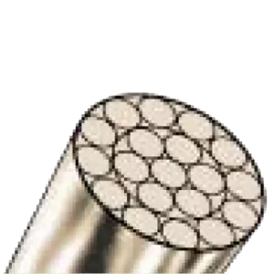 Edelstahl-Spiralseil 1x19 Drähte