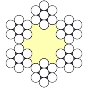 Seilquerschnitt 6x7-FC