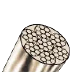 Edelstahl-Drahtseil 7x7 Drähte