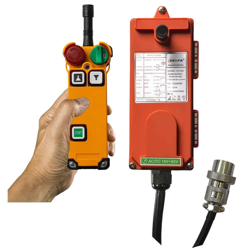 Funksteuerung für Kettenzug DTS mit 2 Tasten