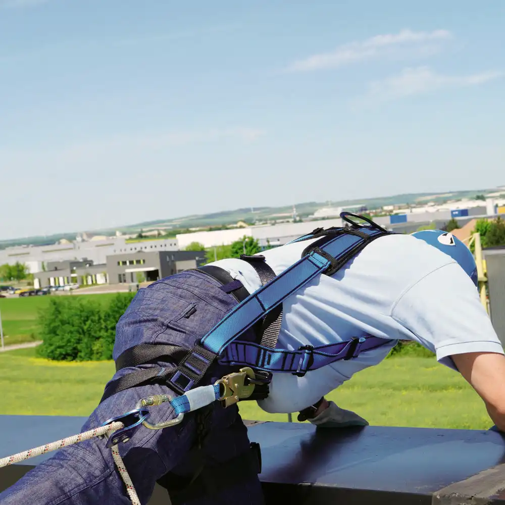 Dacharbeiten mit angelegter PSAgA