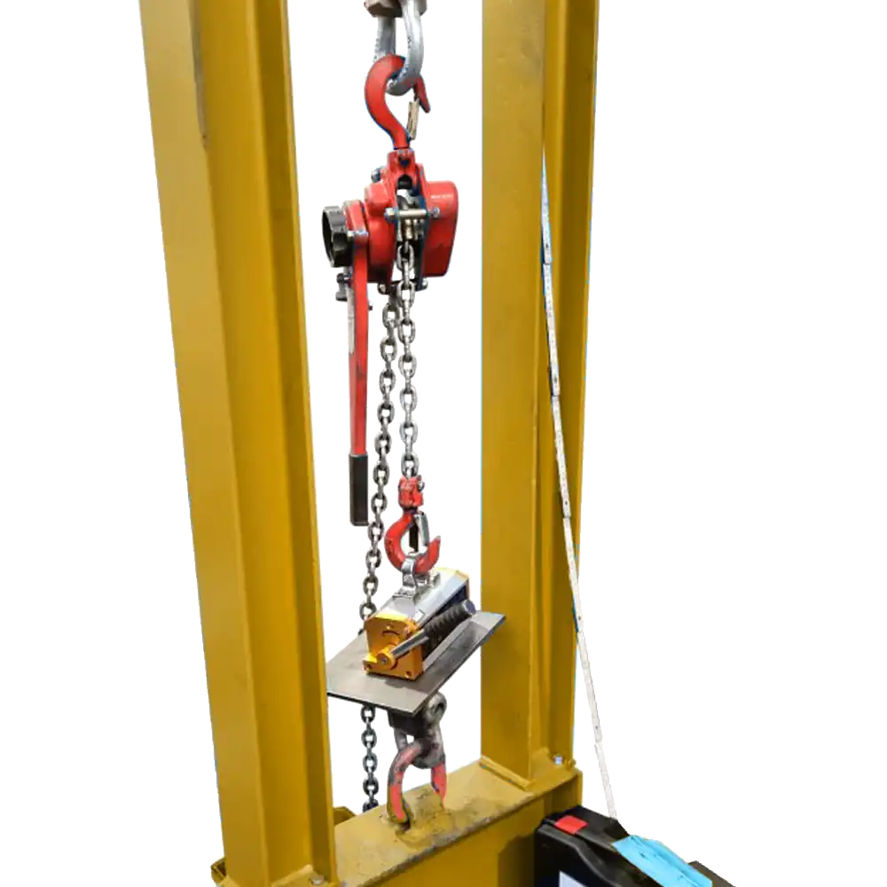 Ermittlung der Abreisskraft an einem Permanentmagneten