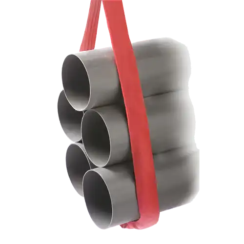 PES-Rundschlinge mit Doppelmantel vom Typ DuoLine, WLL 5.000 kg, Farbcode: rot