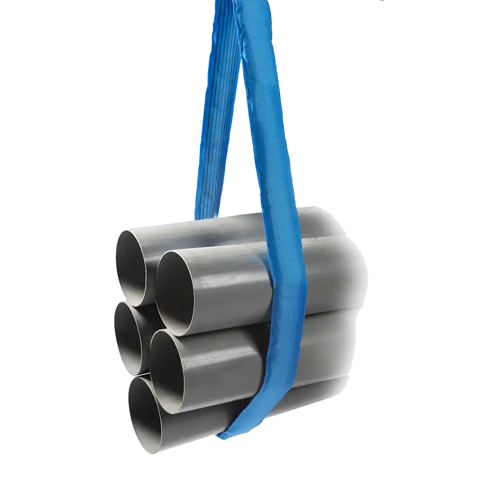 PES-Rundschlinge mit Doppelmantel vom Typ DuoLine, WLL 8.000 kg, Farbcode: blau