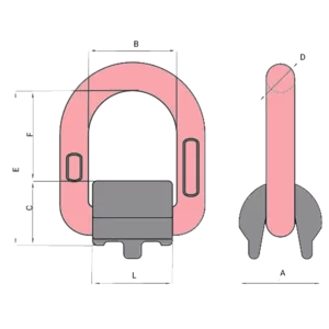 Maßskizze Anschweisspunkt RBS